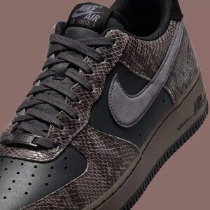 HF2898-001 Nike Air Force 1 Low Off Noir Carbon Snakeskin Men`s 9.5 NIB